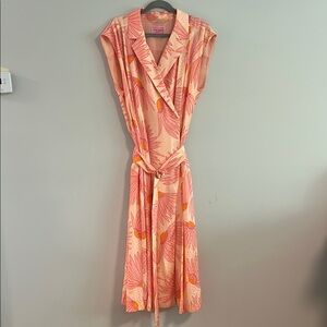 kate spade Falling Flower Jacquard Silk Dress